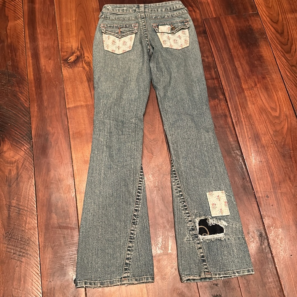 Cache Patchwork, Slightly Flared Jeans - image 2